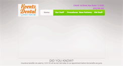 Desktop Screenshot of koentzdmd.com